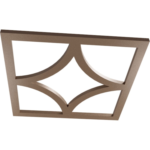 Statesman Architectural Grade PVC Pierced Ceiling Medallion, Copper, 22OD X 14 1/8ID X 3/4P